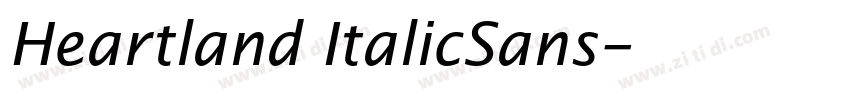 Heartland ItalicSans字体转换 Heartland ItalicSans字体转换